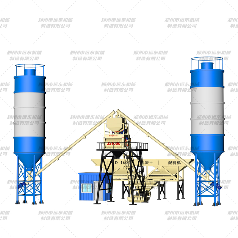 HZS50（1000+2仓）混凝土搅拌站(图2)